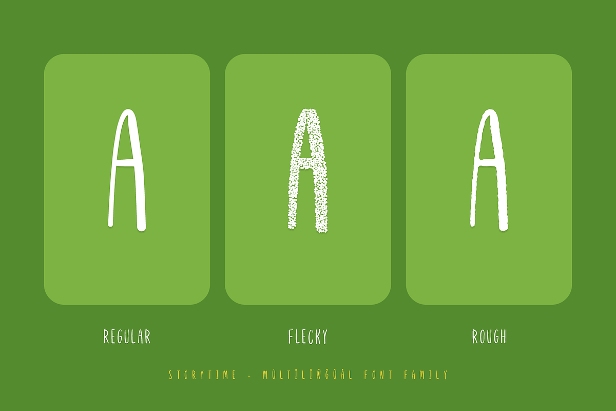 Storytime Handwritten Font Family, a Script Font by alpercakici (Photo 8 of 13)