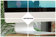 iMac Home Office Mockup, a Household Mockup by IsometricWorld (Thumbnail 5 of 7)
