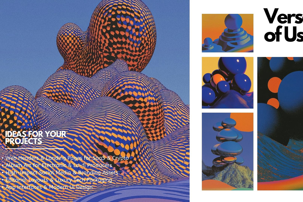 40 Chromascape & Future Forms Bundle, a Decorative Illustration by Virgo Studio (Photo 5 of 6)