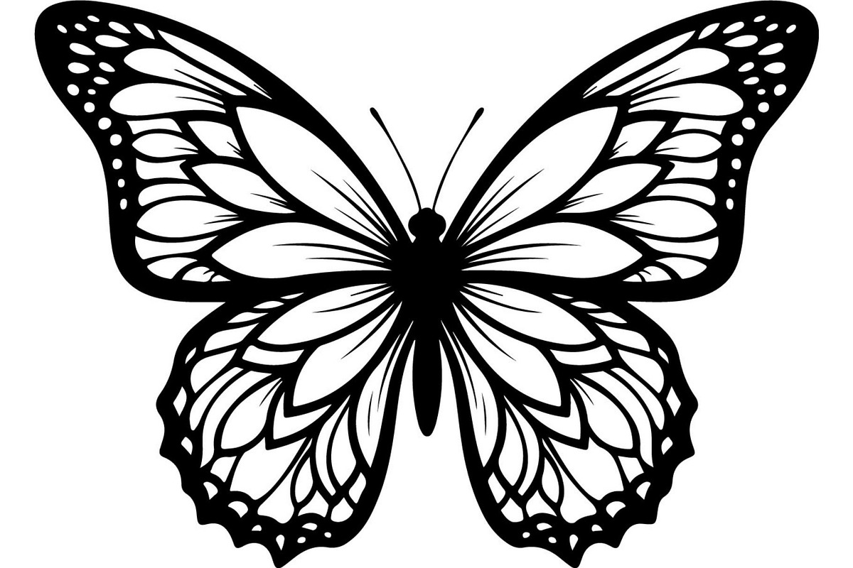 Decorative Butterfly Silhouette, an Object Graphic by Creativeshirt (Photo 13 of 16)