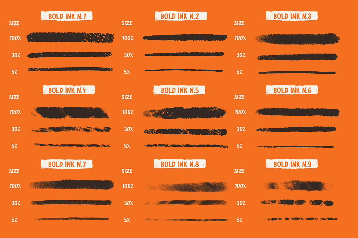Bold Inks for Procreate, a Brush Add-On by Guerillacraft (Photo 6 of 9)