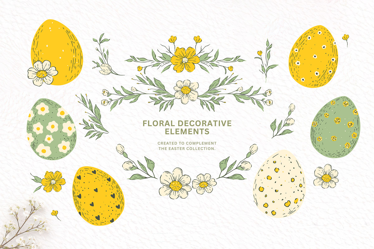 Easter Clipart & Pattern Bundle, an Object Graphic by Red Ink (Photo 6 of 8)