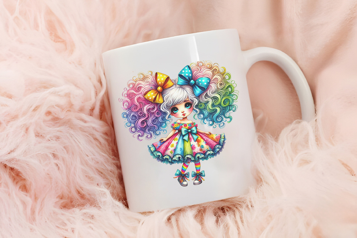 Quirky girl clipart girl png, an Illustration by RobertsArt (Photo 7 of 7)