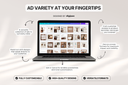 Wellness Static Ad Templates Canva, a Social Media Template by DigiPax (Thumbnail 9 of 11)