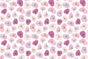 Flower Seamless Patterns Set