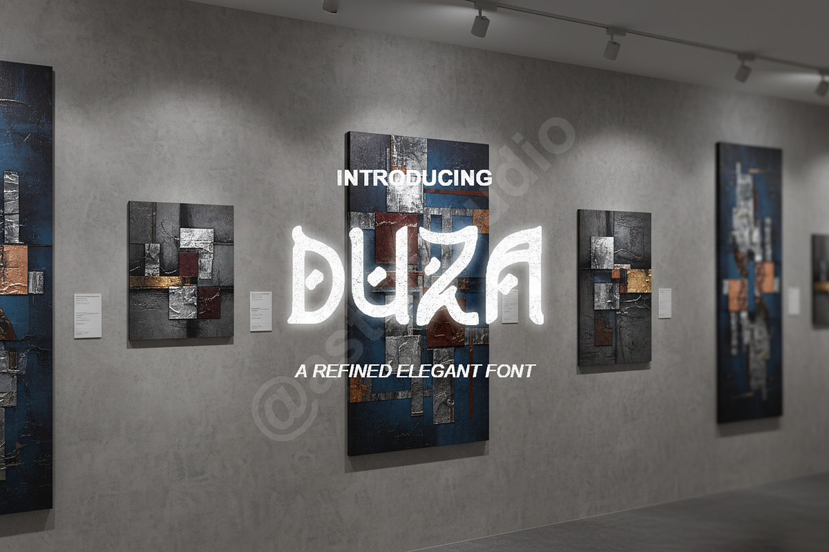 Duza - High-Contrast Elegant Display, a Font by Astuti Studio (Photo 1 of 16)
