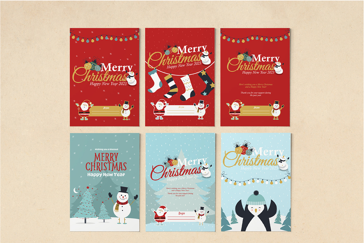 Christmas Card Templates & Elements, a Card Template by Uncarving (Photo 3 of 11)