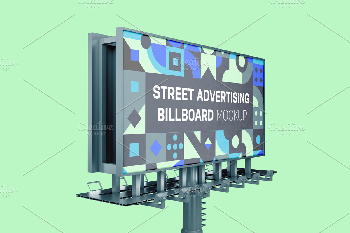 Billboard Mockup, an Advertising Mockup by Qaleb Studio