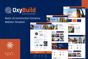 React Construction Template, a React Template by HasThemes (Thumbnail 2 of 3)