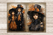 Halloween Journaling Pages, a Person Illustration by GlamArtZhanna (Thumbnail 3 of 9)
