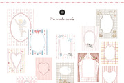 Whimsical Love Watercolor clipart, a Decorative Illustration by Kreker Kate (Thumbnail 4 of 11)