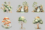 Cute Woodland Animal Clipart, an Illustration by Sublimation Artist (Thumbnail 4 of 7)