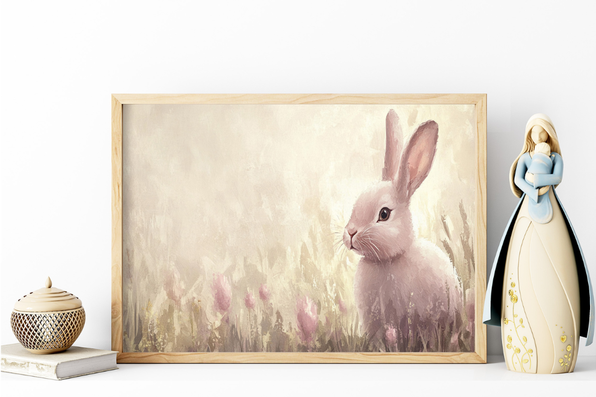 Vintage Easter Wall Art Bundle, an Illustration by PrintablesByFranklyn (Photo 9 of 10)
