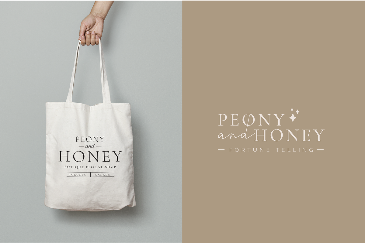 Peony and Honey Modern Logo Kit, a Branding & Logo Template by Forth and Wild (Photo 9 of 10)