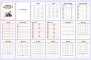 2025-26 Budget Planner Bundle Canva, a Stationery Template by Mustafiz (Thumbnail 2 of 5)