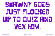 CS Randal Drawn, a Sans Serif Font by Craft Supply Co. (Thumbnail 7 of 9)