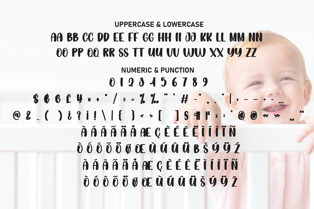 Baby Chubby | Script Font, a Script Font by Scratchones (Photo 7 of 8)
