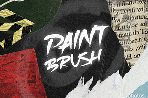 Paintbrush font