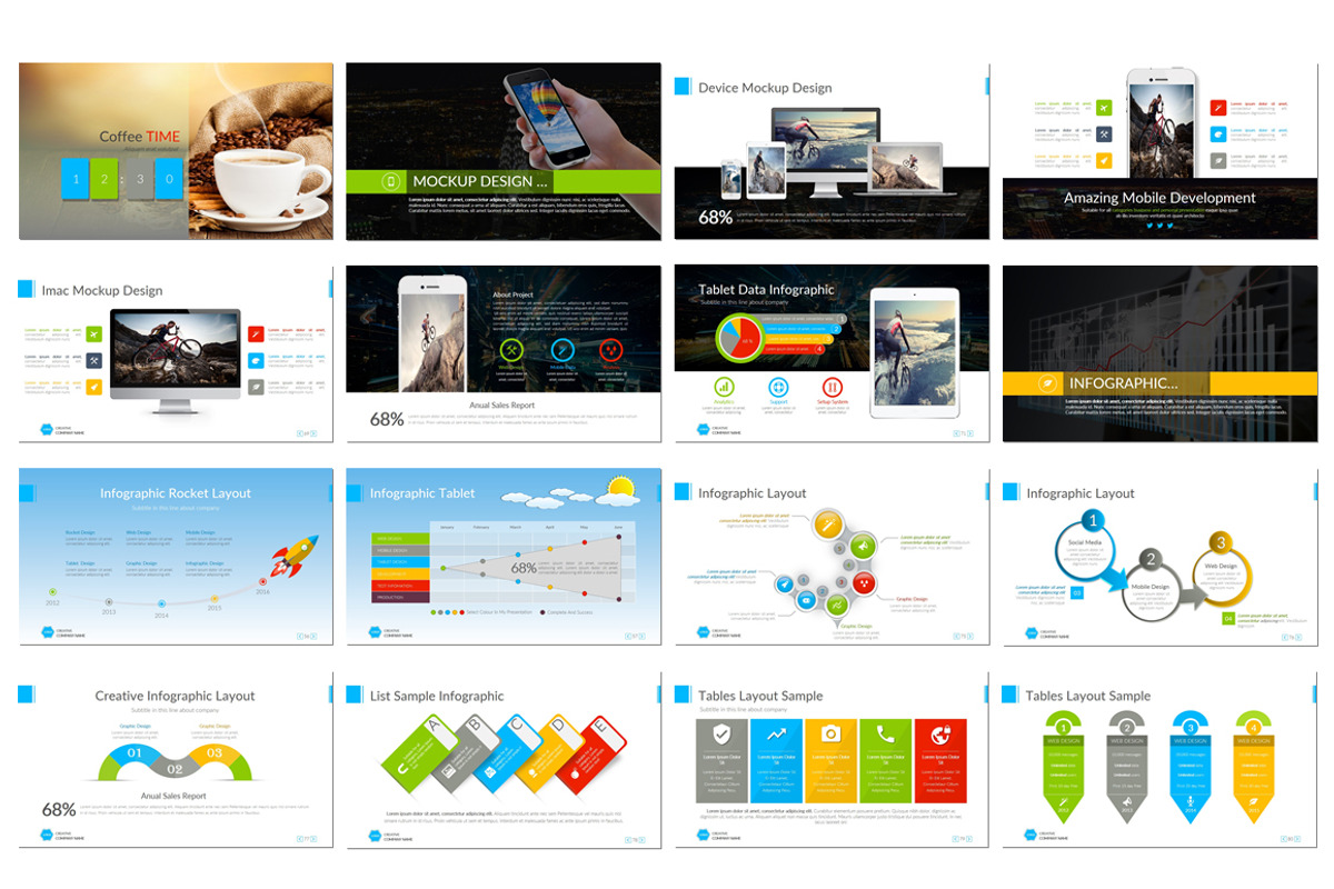 Professional Presentation Template, a Presentation Template by UniqueStudio (Photo 7 of 13)