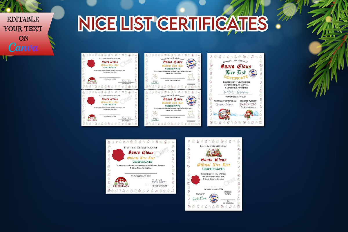 Santa Letter Bundle #12, a Templates & Theme by Adalin Shop (Photo 6 of 28)