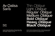 Qalisa - Modern sans, a Sans Serif Font by Uncarving (Thumbnail 1 of 20)