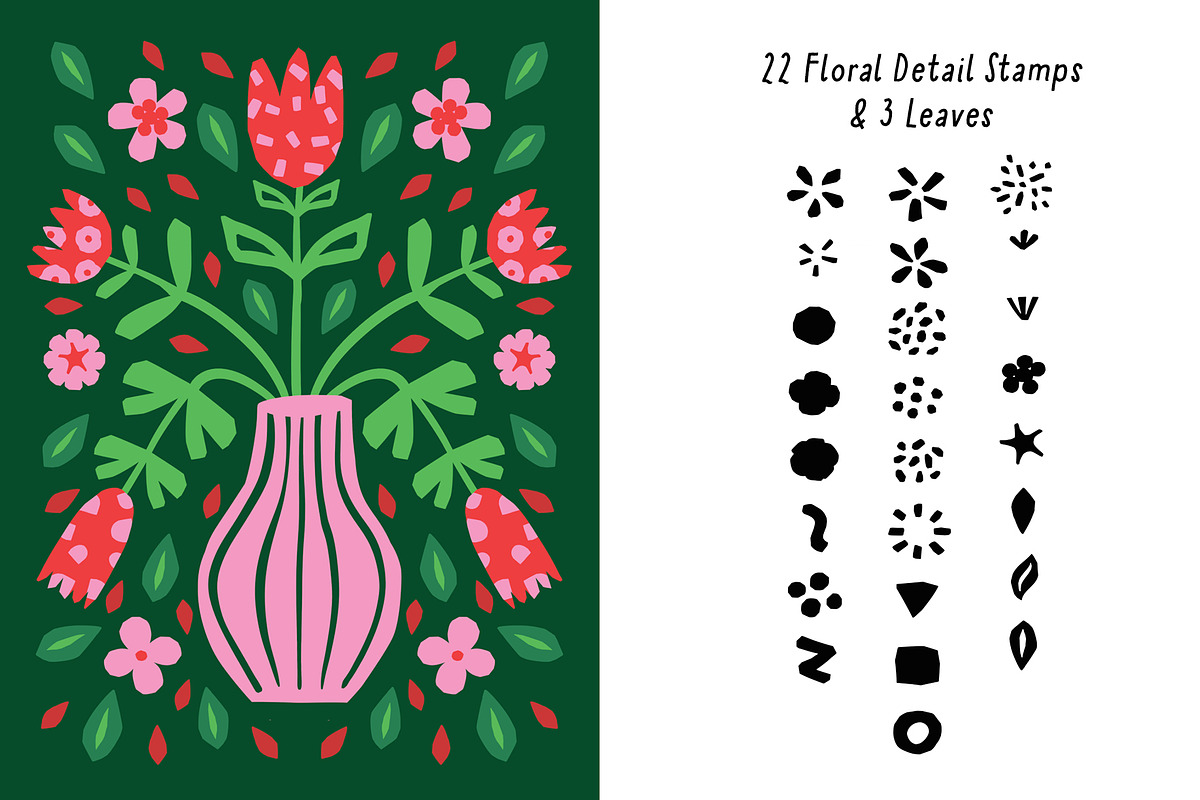 Cut Out Florals for Procreate, a Brush Add-On by Pencil Twist (Photo 4 of 10)