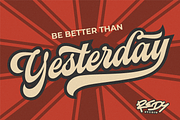 Streetball Vintage Font, a Script Font by RedyStudio (Thumbnail 8 of 12)