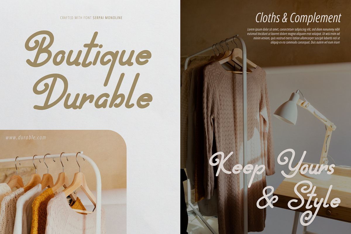 Serpai Monoline | Handwritten Font, a Handwritten Font by gracetype_studio (Photo 9 of 17)