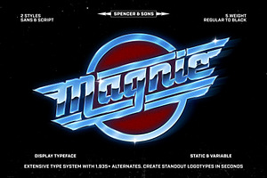 Magnie – Indie Rock Display Font