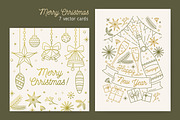 Christmas and New year greeting card, a Card Template by Good Studio (Thumbnail 1 of 9)
