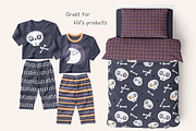 Spooky graphic collection, a Pattern Graphic by SurfaceStories (Thumbnail 3 of 9)
