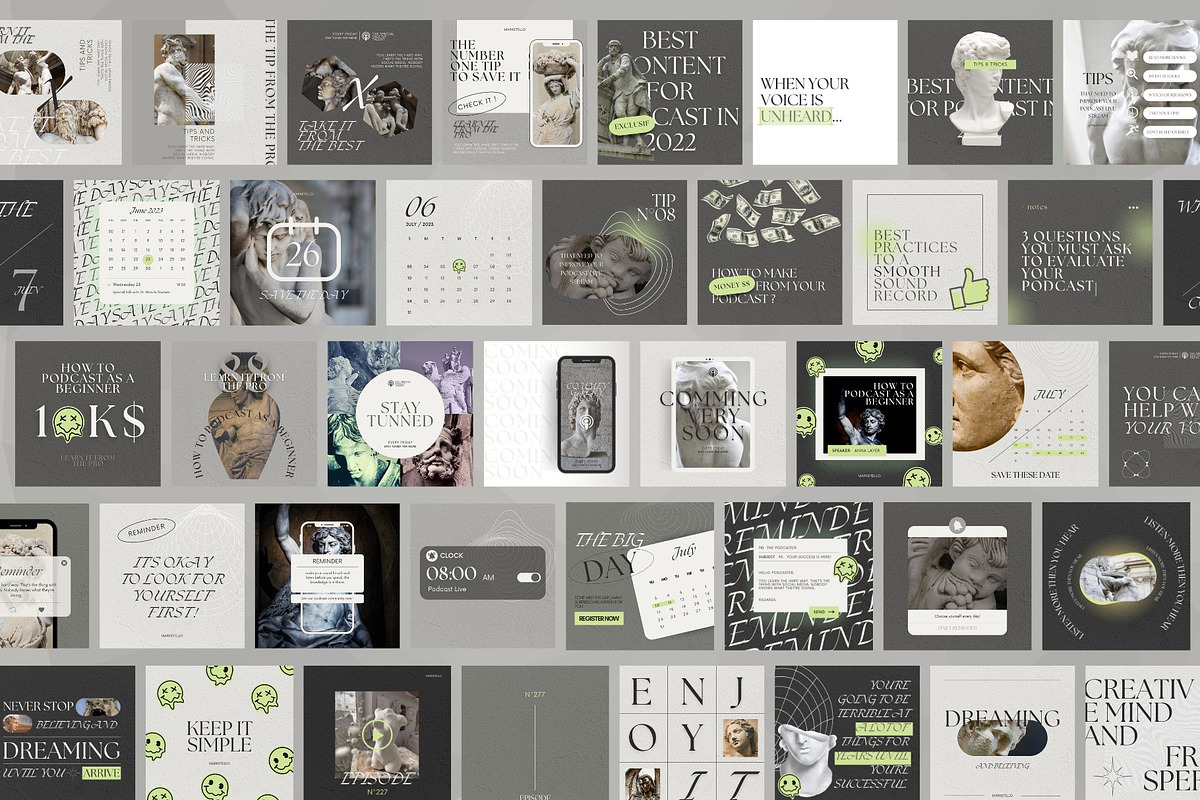 Social Media Templates for Canva, a Social Media Template by Marketello Studio (Photo 6 of 7)