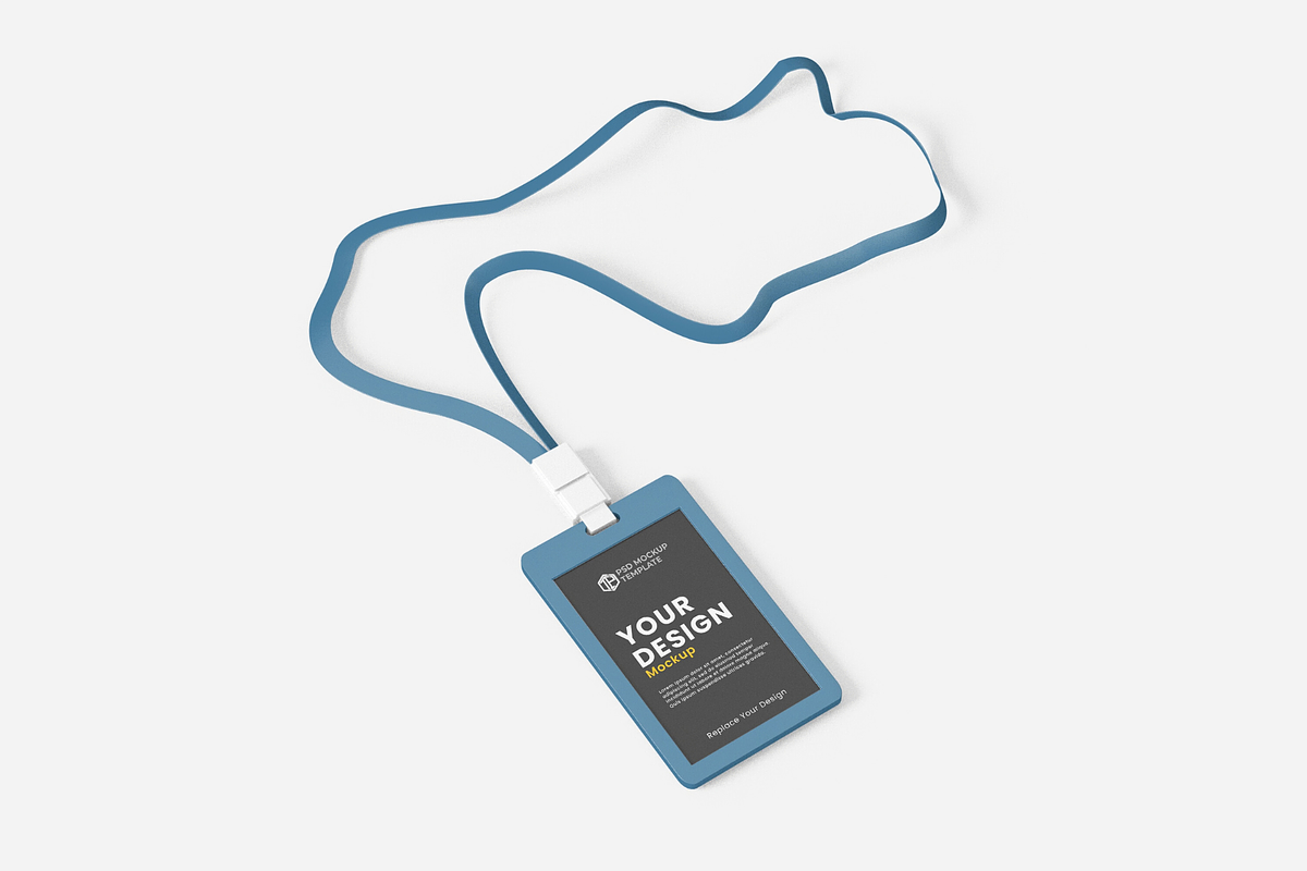 Lanyard / ID Card Holder MockUp PSD, a Merchandise Mockup by Akrinity Digital (Photo 5 of 8)