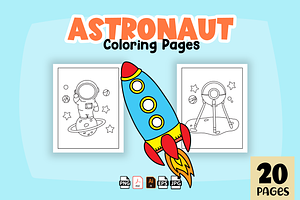 Space & Astronaut Coloring Pages