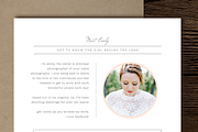 About Me Page Template, a Flyer Template by roselindoco (Thumbnail 4 of 4)