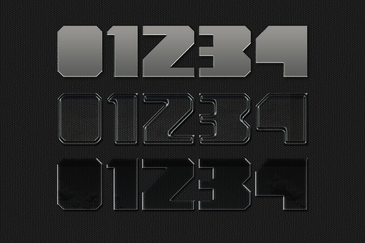 Metal Chrome Text Effects Photoshop, a Brushes & More by Giallo (Photo 6 of 27)