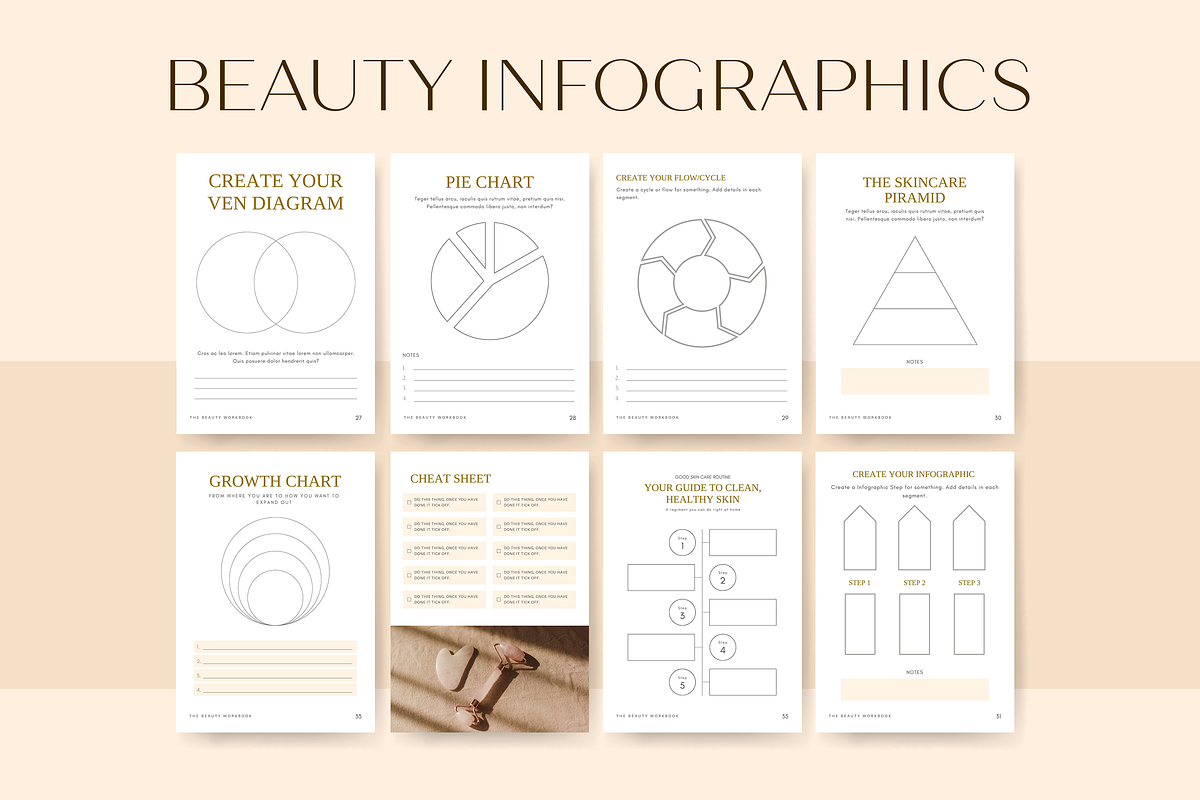 Workbook Beauty Skincare - CANVA, a Templates & Theme by Azruca (Photo 8 of 12)