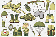 Army Pack, an Illustration by clipick (Thumbnail 2 of 5)
