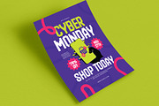 Cyber Monday Sale Flyer, a Flyer Template by Guuver (Thumbnail 3 of 3)