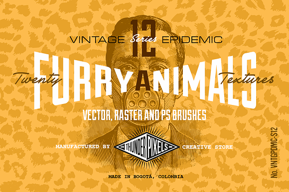 20 Furry Animal Textures - VES12 preview 6