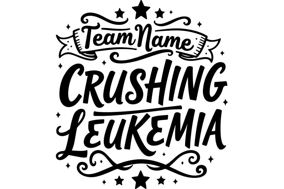 Leukemia Battle SVG Bundle Set, an Object Graphic by Creativeshirt (Photo 8 of 9)