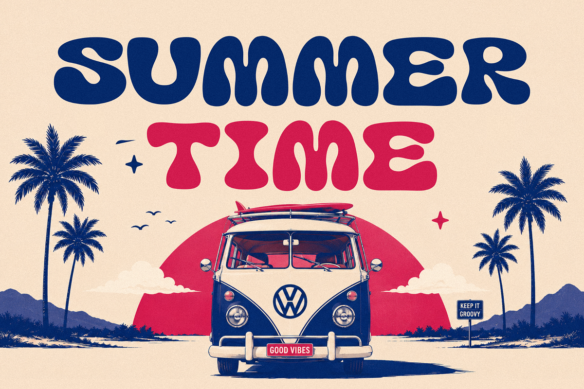 Groovy Waves - Retro Font, a Handwritten Font by figuree studio (Photo 10 of 10)