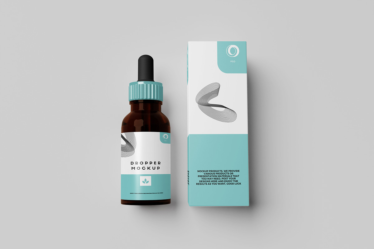 Dropper Bottle and box mockup, a Mockup by Graphic_world89 (Photo 8 of 12)