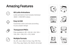 Animated E Learning Icons