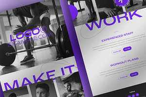 Promotional Gym Newsletter, a Templates & Theme by wavebreak