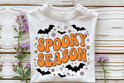 Boho Halloween Spooky Bats PNG, a Work Illustration by CraftArtStudio (Thumbnail 2 of 4)