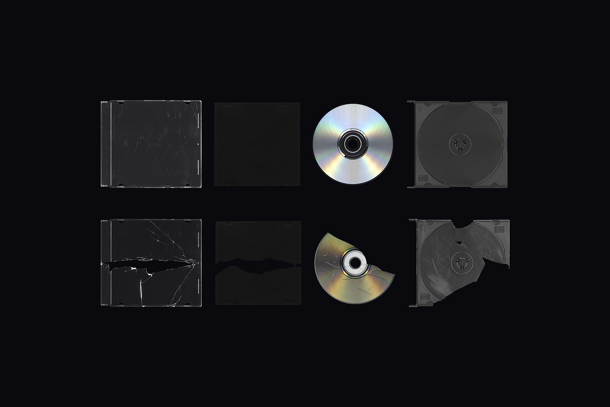 Jewel Case CD Mockup Kit, a Packaging Mockup by BORT GRAPHIC (Photo 2 of 8)