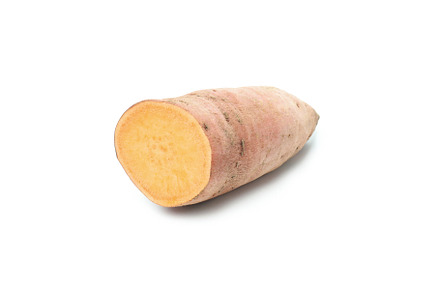 Concept of vegetables, sweet potato, isolated on white backgroun, a Food & Drink Photo by AtlasStudio PRO