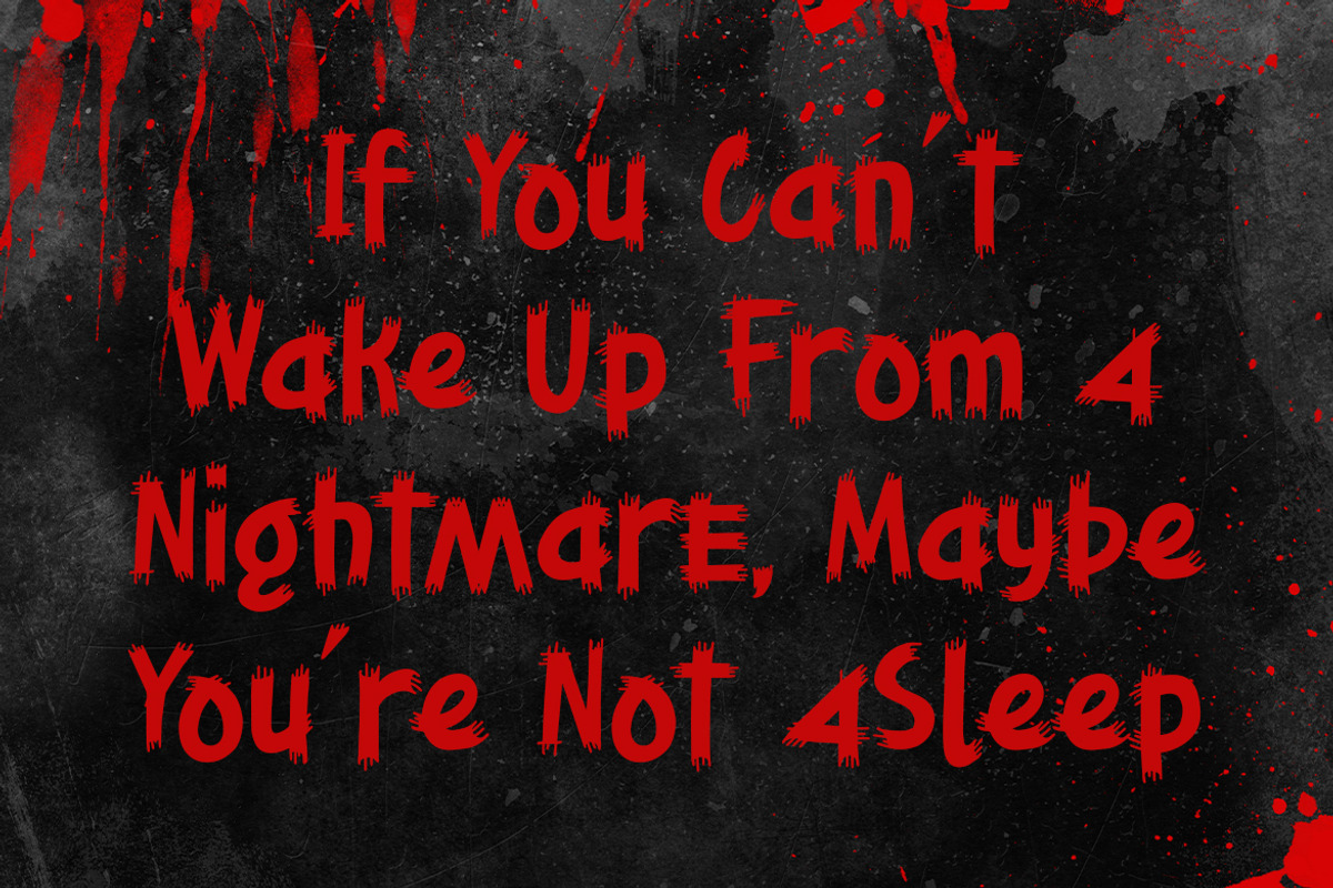 Bloodfear - Horror and Scary Font, a Handwritten Font by Typefactoryco (Photo 4 of 8)