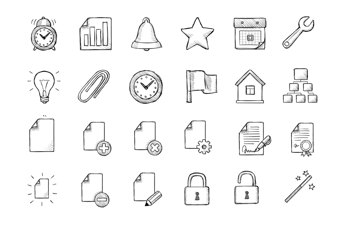 Sketchy Icons: Office&System, an Icon by Iconka (Photo 2 of 3)